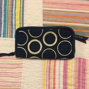 Thirty-one Navy Full Zip Wallet